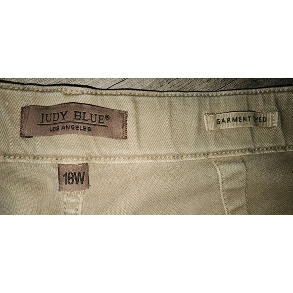 Judy Blue Women’s 18W Plus Size Khaki Pants High Rise Tapered Leg - Picture 5 of 7